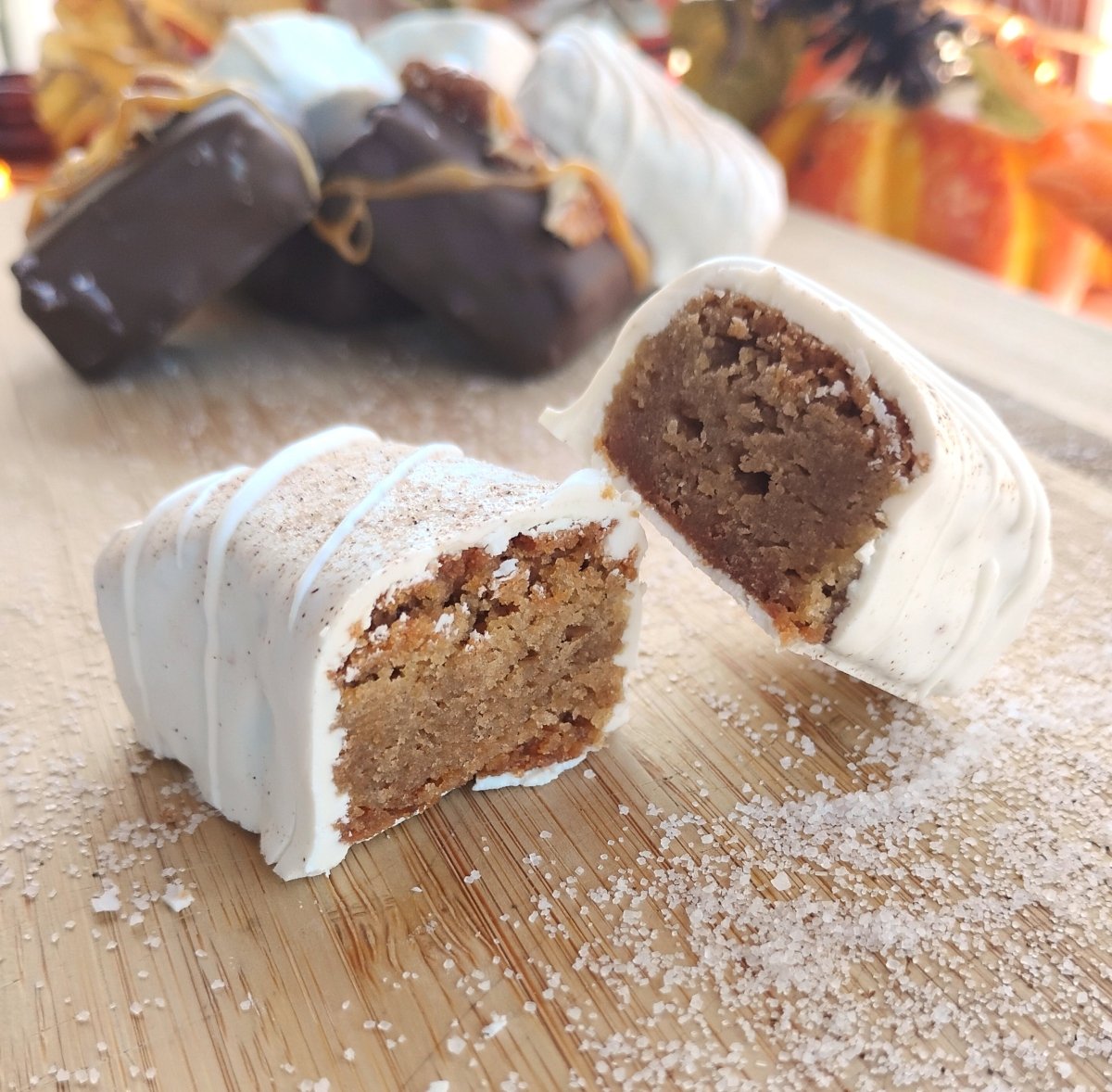 Pumpkin Spice Blondie Bites - Nettie's Craft Brownies