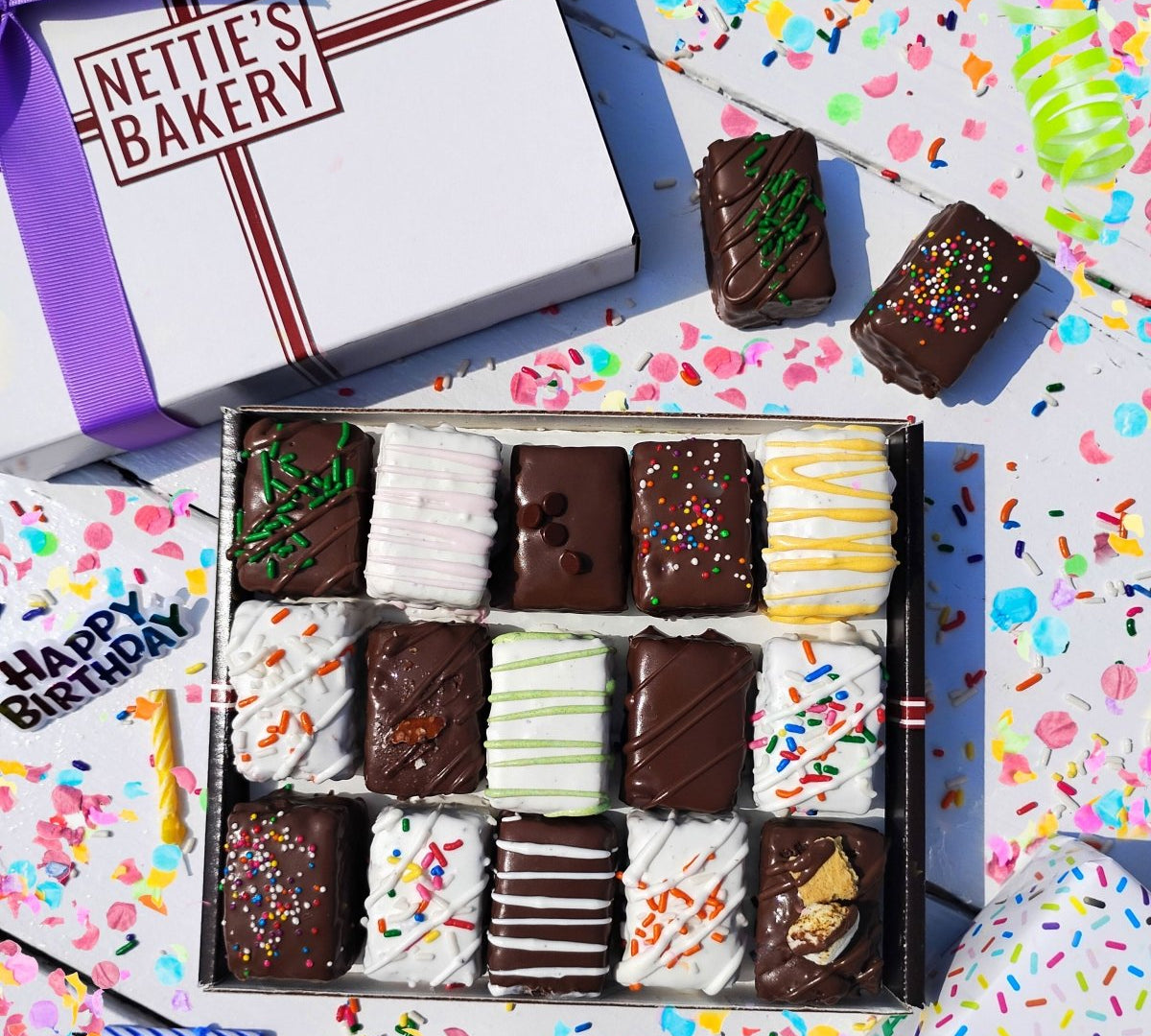 The Birthday Party Box - Nettie's Craft Brownies